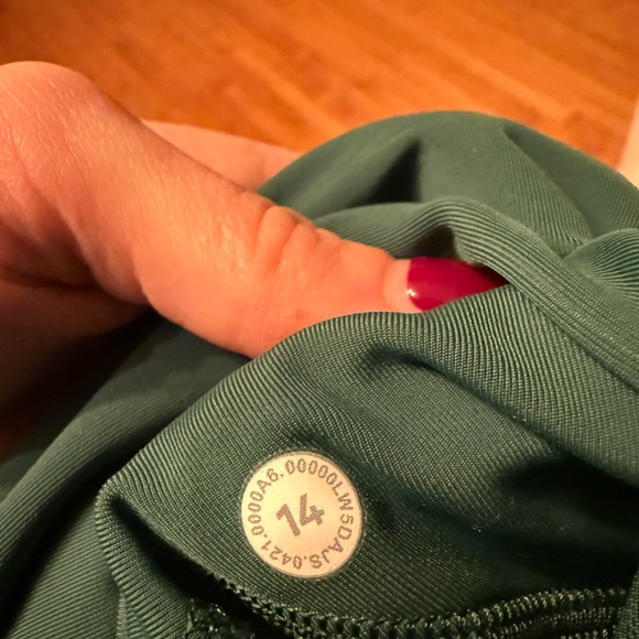 Lululemon Power Thru High-Rise Tight 25" Everglade Green - Picture 4 of 4